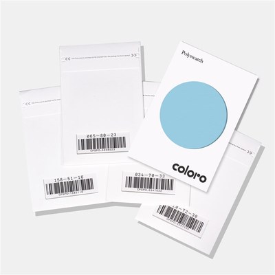 COLORO单张色卡 绦纶材质色卡单张补充页 3500种单张可供选择