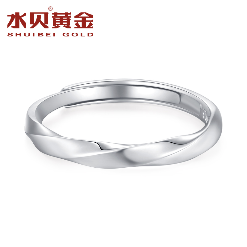 水贝银饰莫比乌斯环S925银戒指女