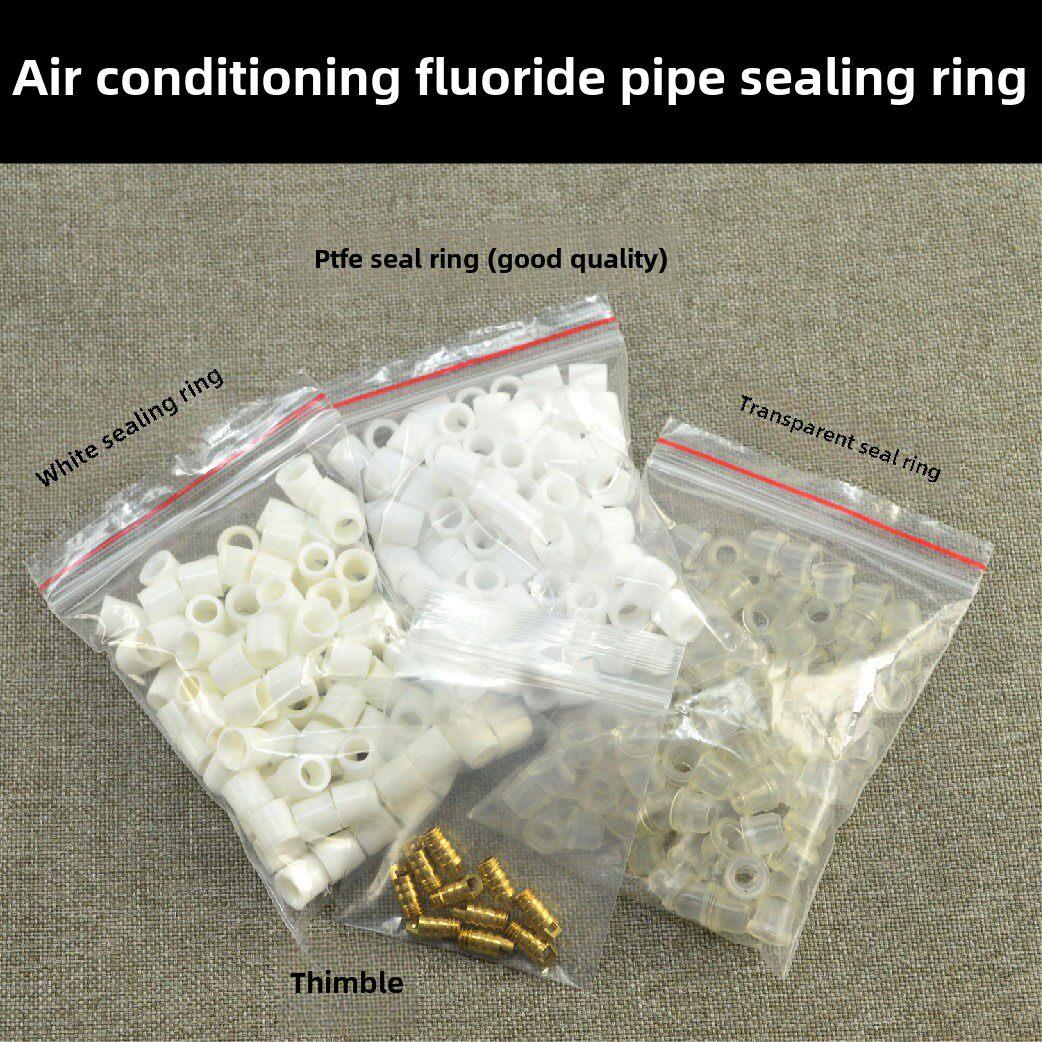 空调加氟管冷媒雪种加氟管胶粒加液胶圈r22 r134a通用皮垫密封圈