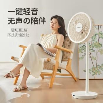 日本amadana艾曼达电风扇空气循环扇落地立式轻音电扇C7/充电Y-A