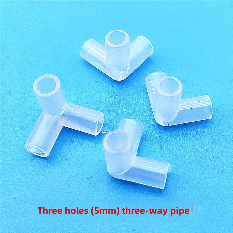 5毫米三通管DIY组装木棒接头4角宫灯塑料外壳技术制作手工材料