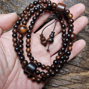 太行崖柏雷击木骨料男女手链手串项链配饰原木情侣把玩闻香香木串