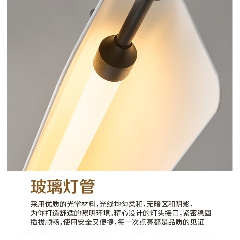 餐厅吊灯吧台一字长条书房超长办公室咨询岛台宋代美学设计师吊灯