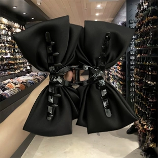 东大门饰品大蝴蝶结抓夹后脑勺发夹女超大号发量多发抓高级感发饰