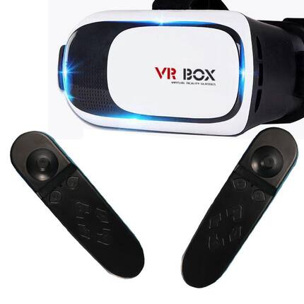 黑玩具二立体蓝牙VR影视3D眼镜科技身临其境播放器男孩手柄全景