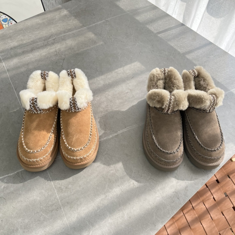 东莞原厂！！！真皮羊毛雪地靴