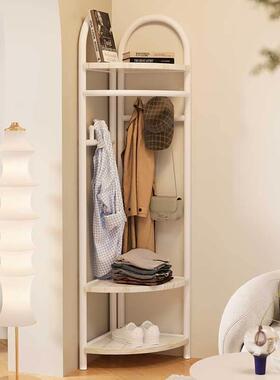 挂衣架落地转角衣帽架卧室床边晚上放衣服神器衣服收纳架置物架子