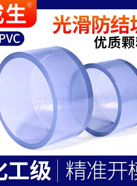 戎生UPVC美标透明管帽塑料化工PVC管件水管堵头封头配件dn2532 75