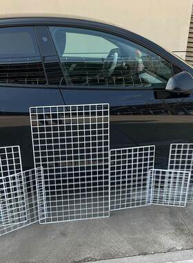 网片网格铁网货超照片墙市网架铁丝格子网挂69296置物示架幼儿园