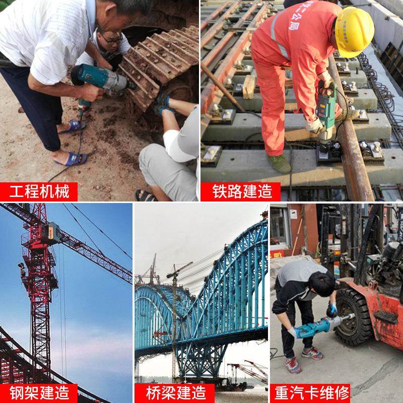 海虎啸动扳手22上0V大率家用PUL汽电修工业级吊塔轮功胎冲击电动