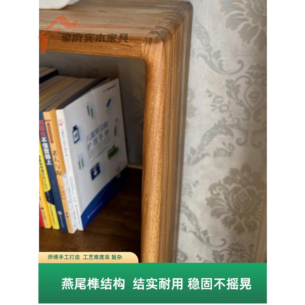 A10儿小童书架房子收纳书柜实L木架格子柜落地书柜电视柜A008组合