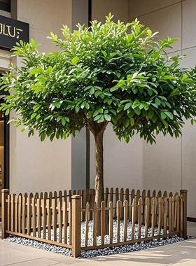 仿真假榕树摆场件29948大绿植酒店景观商装许愿型树植物室内外饰