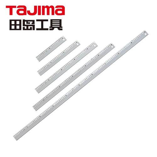 TaJIma5田岛直尺美工刀导向防护尺3告0/4JD100425米厘1米铝合金防