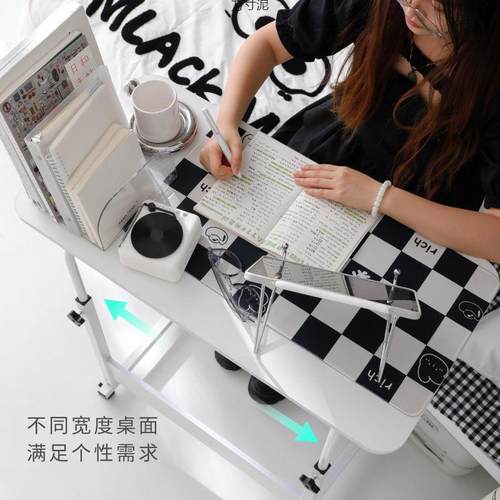 床边桌可移升动人降桌子卧TQA室家用简易电书桌学生宿舍学习桌懒