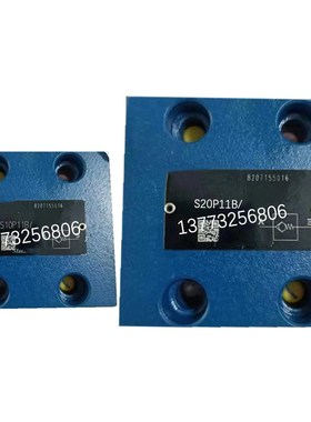 液压板式单向阀 S10P11B S20P11B S30P11B S20P21B 31B  51B 1.0B