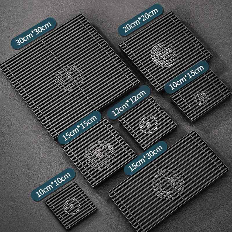 室外大口径地漏不锈钢304加厚防臭户外庭院大排量110管 160管专用