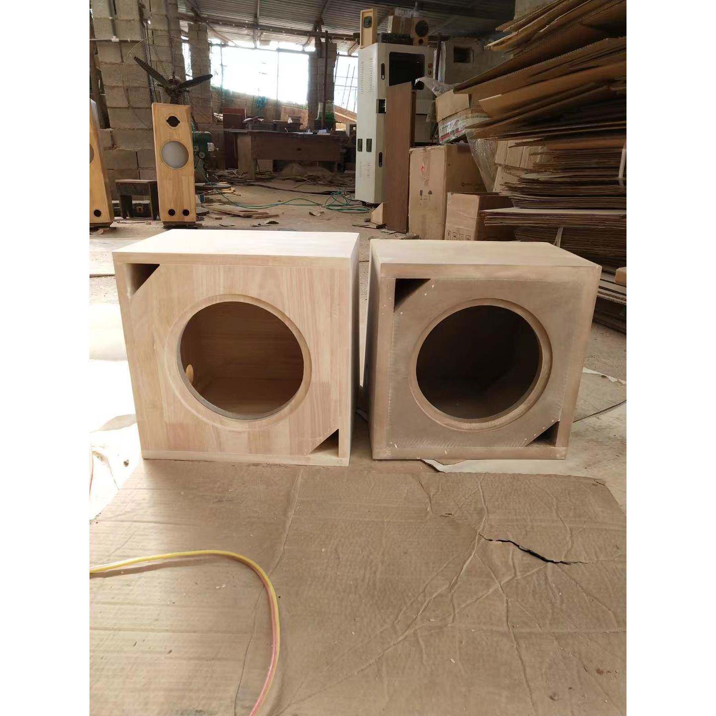 实木音箱空箱体车载低音炮空箱木箱10寸12寸家用无源音箱试音箱