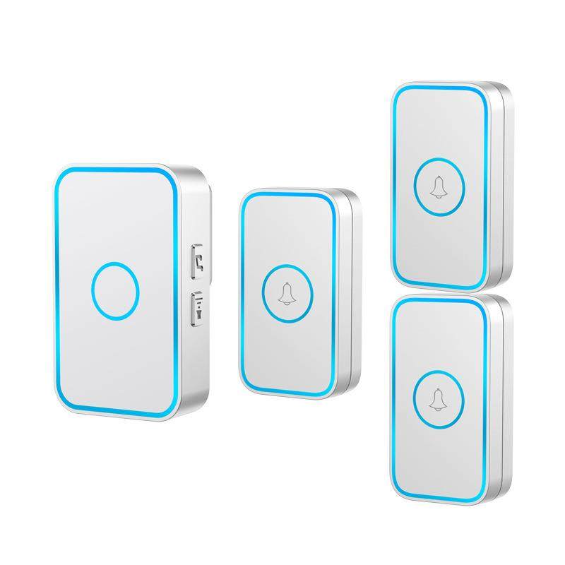 远距离无线门铃智能遥控电子门铃无线家用外贸三拖一
