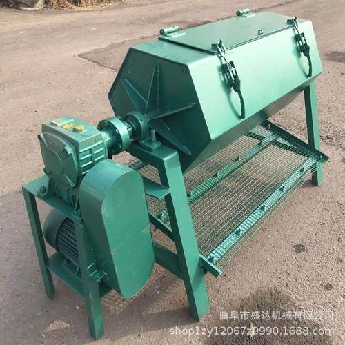 多功能六角滚筒抛光机除锈带振动筛研磨抛光机100升现货多少钱