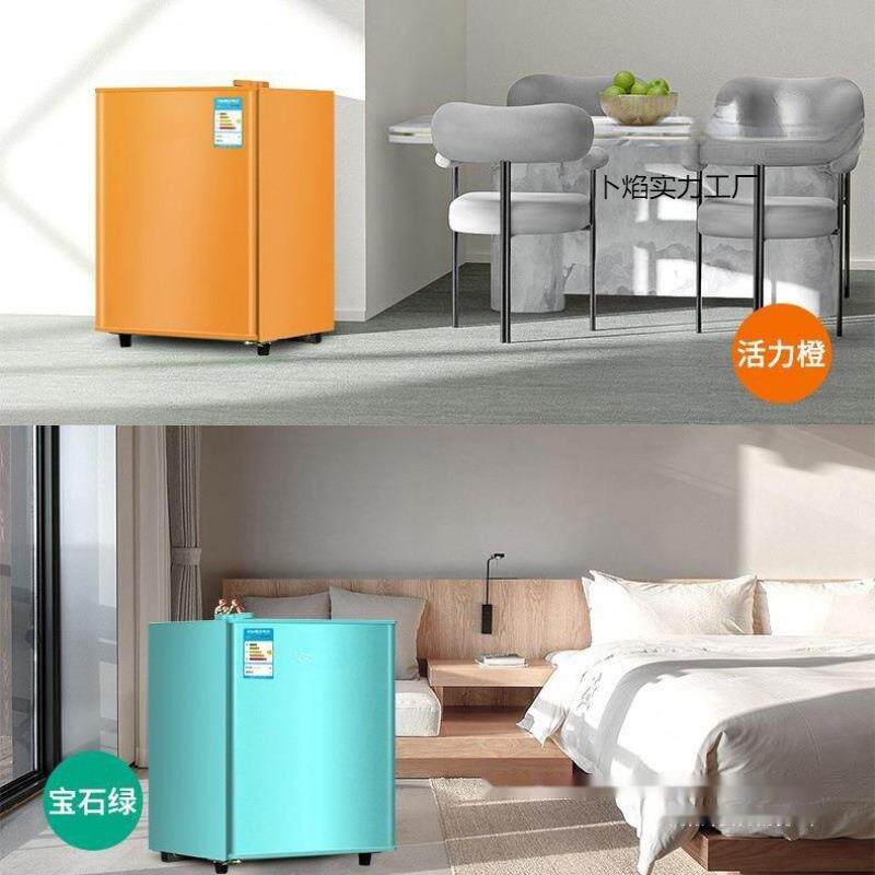 家用双开门迷你宿舍小冰箱超划算租房酒店客房用冰箱冷冻