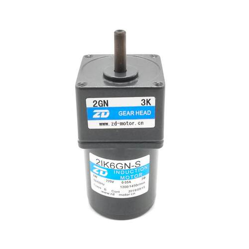 ZD中大电机6W定速110V220V380V交流减速马达3-200比选配减速箱