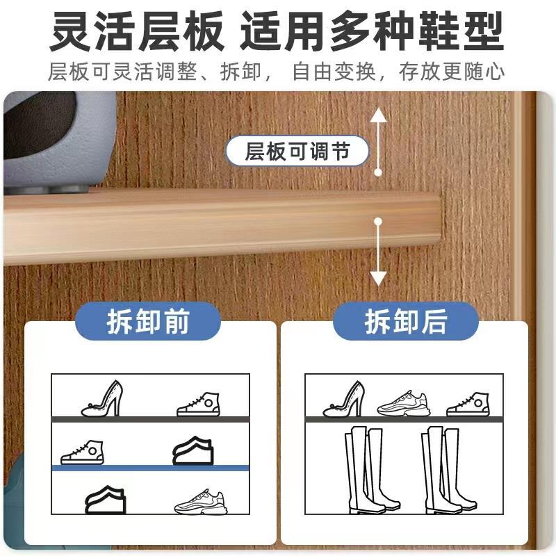 实木鞋柜家用门口入户玄关柜一体大容量2023新款爆款收纳储物柜子