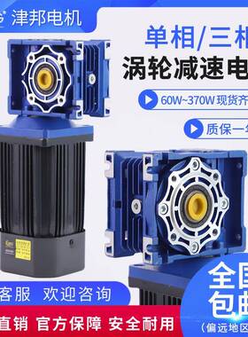 津邦涡轮减速电机60W90W120W180W200W250W300W370W可调速直销