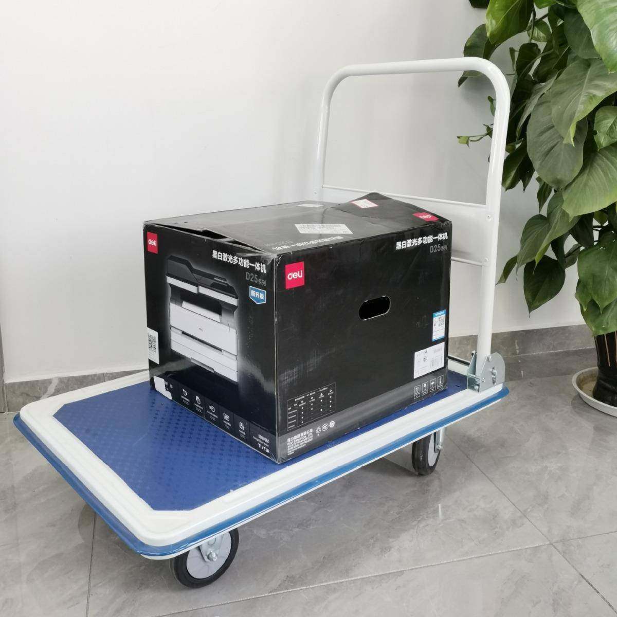 载重300kg轻便货车平板手推车钢制物流搬运