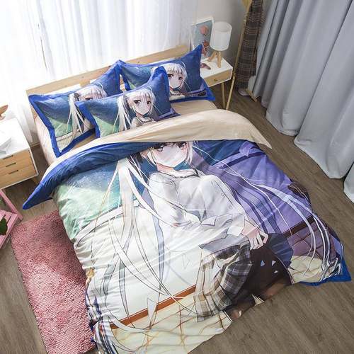 后田花子床上三四件套1.2m/1.5米床单人学生宿舍床单被套磨毛床品