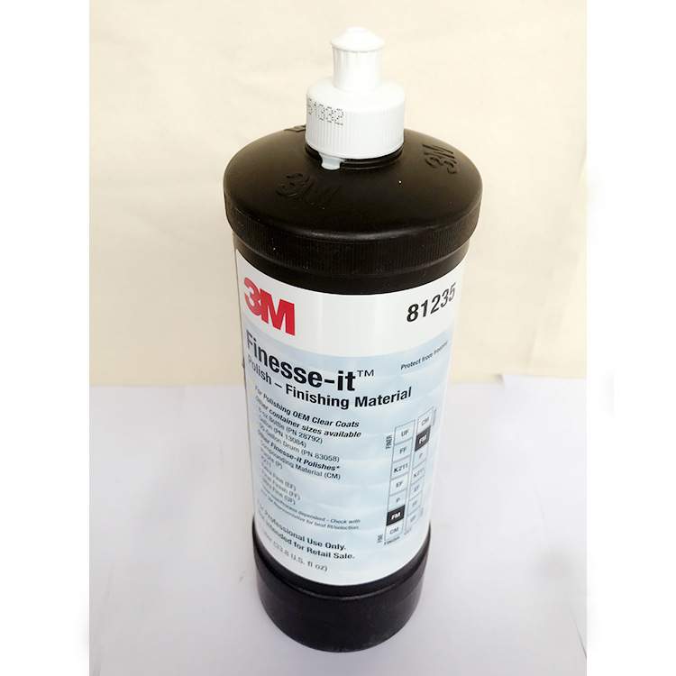 现货3M81235抛光液漆面划痕修复研磨膏 钢琴烤漆亚克力塑料抛光蜡