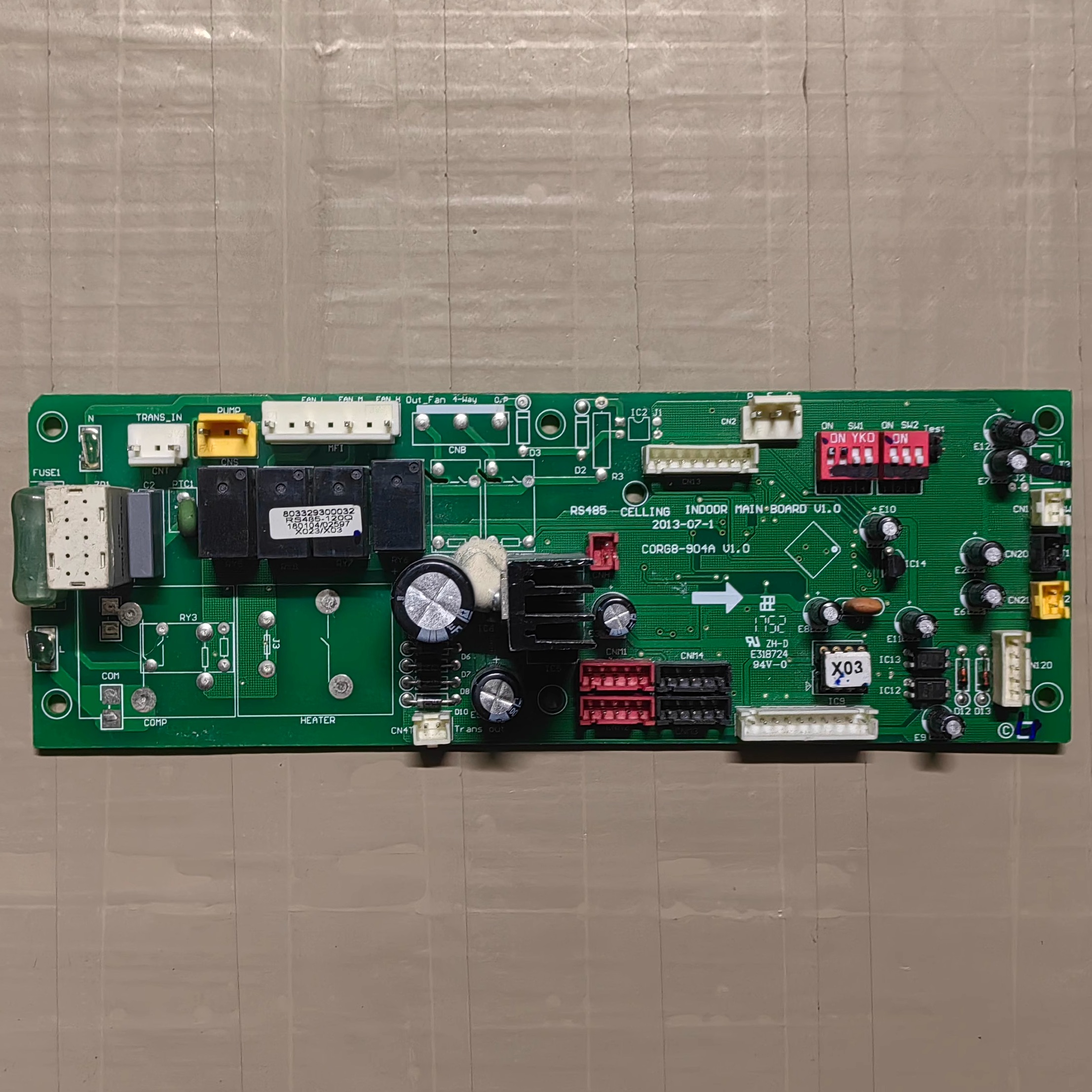 适用志高3P5匹天花机室内电路电控 主板 803329300032 RS485-120Q