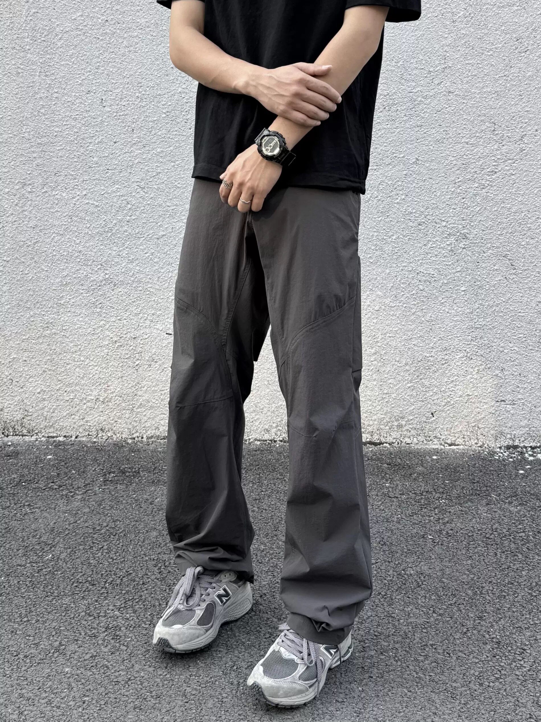 GROZNY鸟家3.0立体弯刀Cronin四季软壳休闲直筒运动速干冲锋裤男