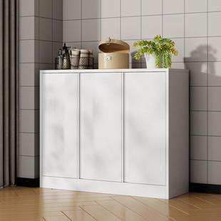 阳台柜钢制储物柜防潮防晒家用铁皮置物柜鞋柜收纳柜大容量防雨