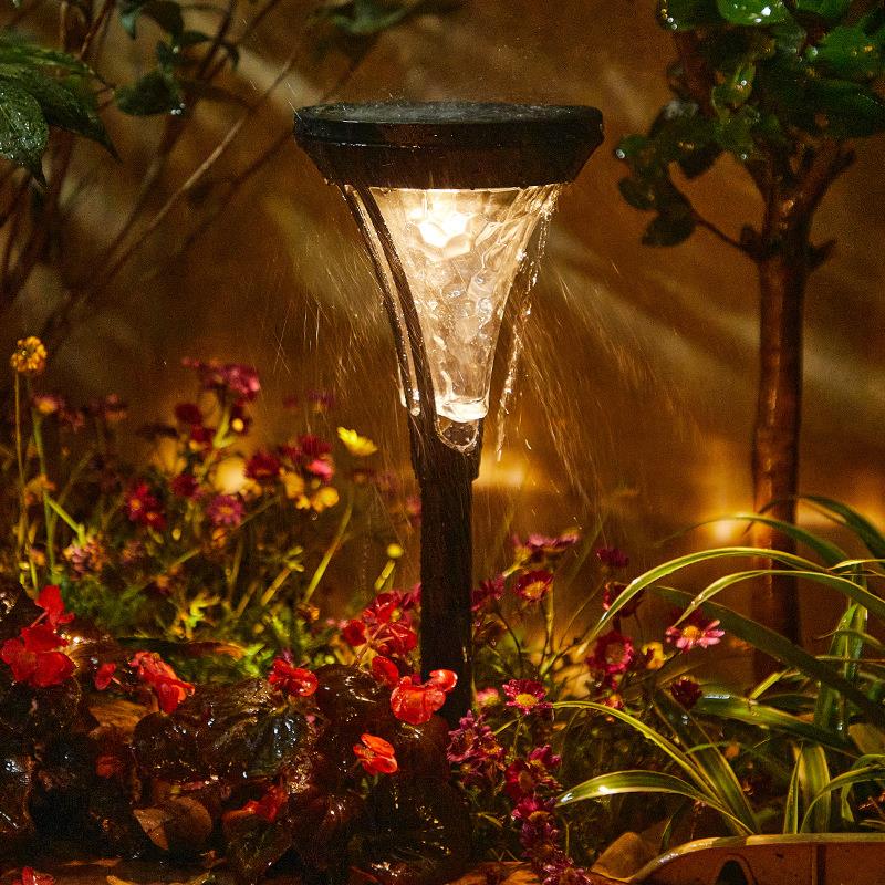 太阳能光影灯led草坪灯户外花园庭院装饰地插灯庭院灯户外防水