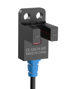 U型槽型光电开关EESX670WR671/672/673/674方形带线感应传感器