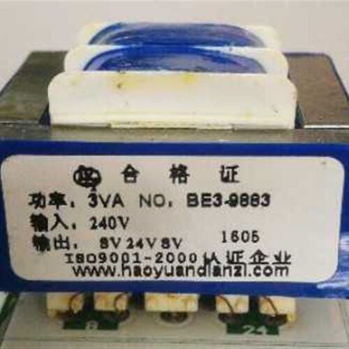 定做水泵控制柜电源变压器 BE3-9883 240V/8V24V8V PCB针式变压器
