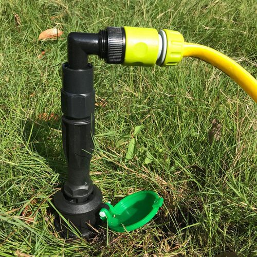 园林绿化小区标准快速取水阀6分1寸地插取水器草坪水管浇花接头杆