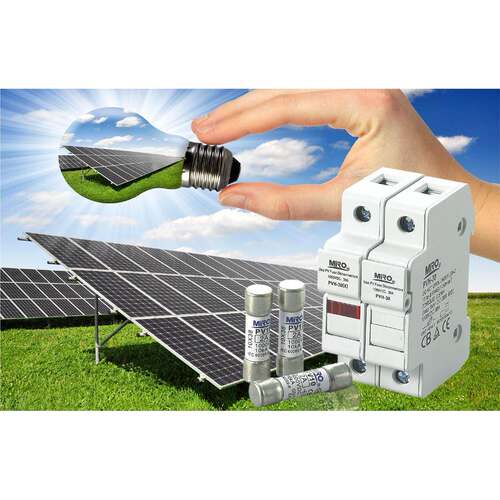 MRO茗熔光伏PV10 gPV DC1000V 2A6A10A15A 10*38汇流箱直流熔断器