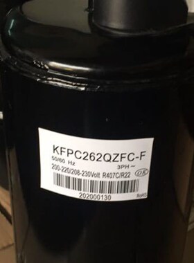 全新KFPC262QZFC-F K2PC262YPFC-F KFPC262BZFC-F 原装东元压缩机