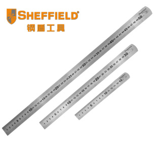 钢盾工具 不锈钢直尺 钢板尺 150-1000mm木工刻度尺 加厚尺子测量
