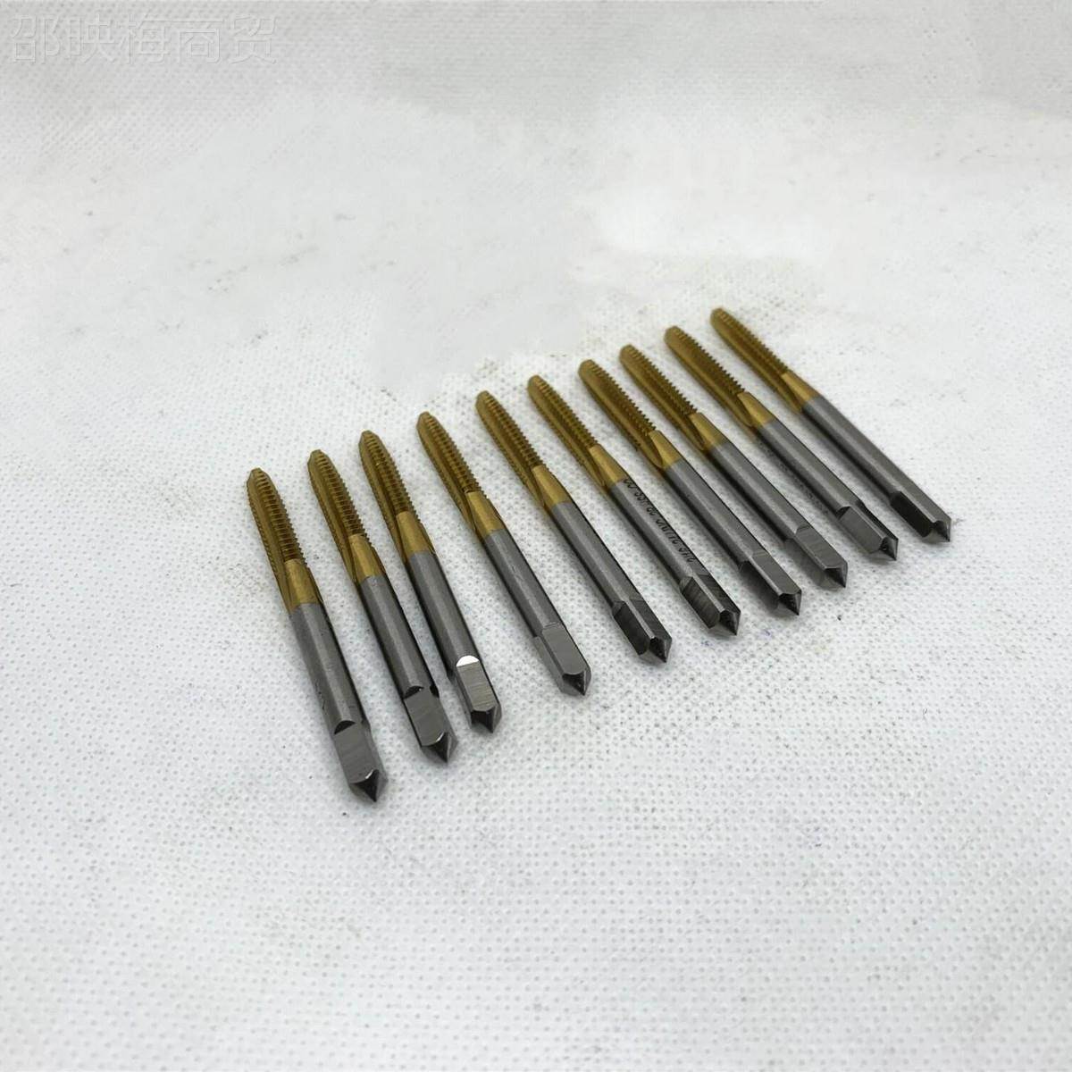 含鈦鈷鍍美制英制直槽不鋼VEF銹用絲錐絲攻1/4-2 3/16-24 5/16-18