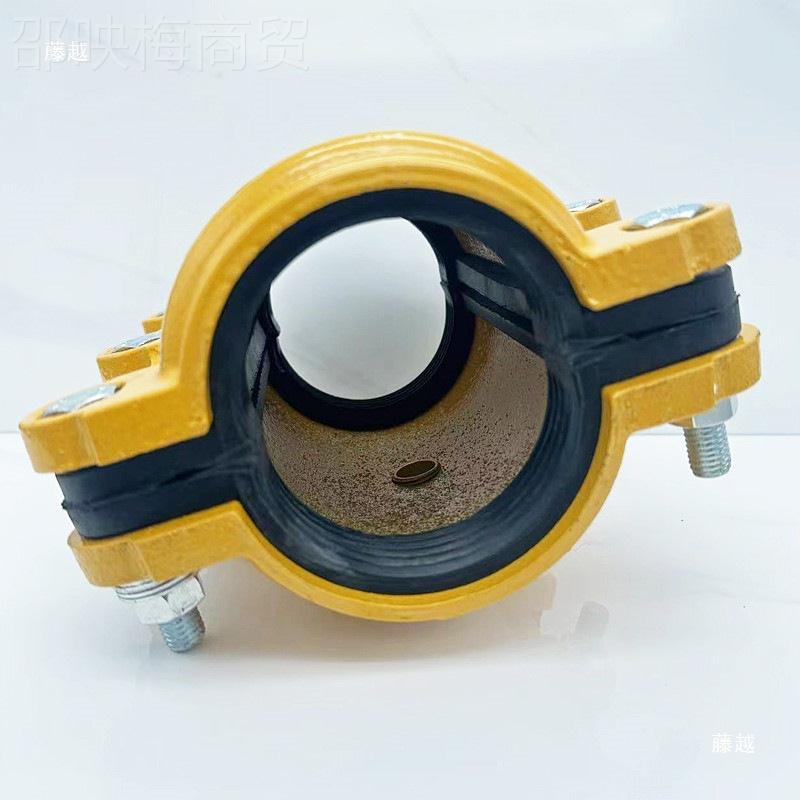 边接管抢修器管道堵漏器球墨哈开夫节修CJF水补器快抱箍管夹 3寸