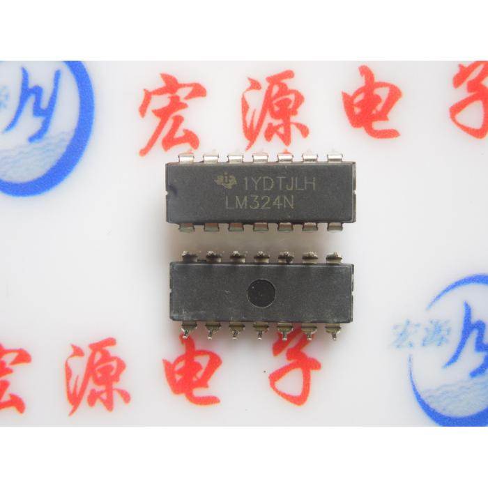 直插 LM324 运算放大器 四路 DIP-14 LM324N
