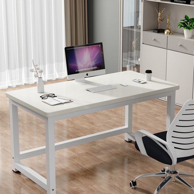 电脑桌家用台式书桌简约办公桌卧室学习桌学生书桌简易双人桌子