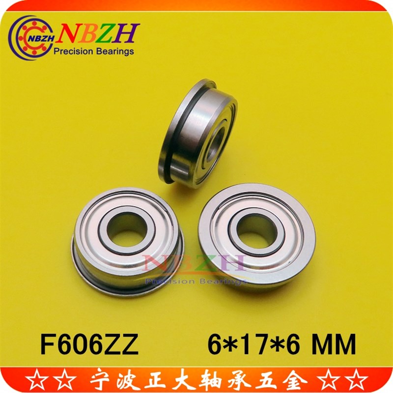 不锈钢 法兰轴承 SF606ZZ F606ZZ SF606 -2RS DDLF-1760 6*17*6