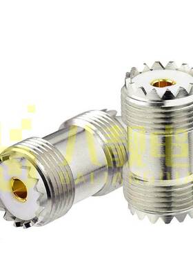 高频头M头母头双通UHF-KK SL16-JJ直通头无线电台车载天线转接头