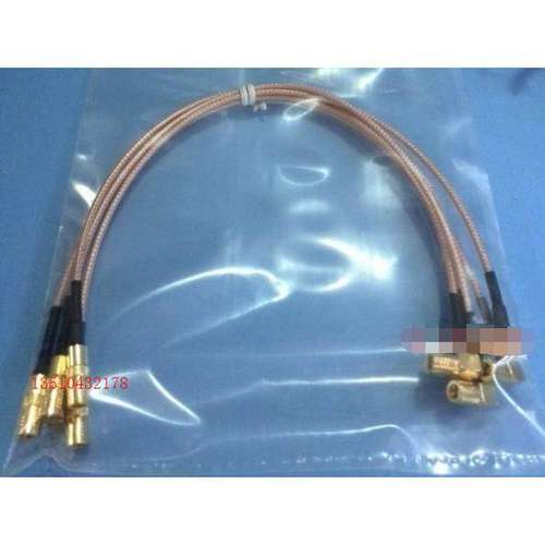 射频镀银SMB连接线 SMB母直头/SMB母弯头 SMB-KK信号线 30CM 50欧