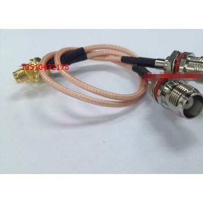 RP-TNC/SMA-KK射频测试线 TNC外螺内孔转SMA外螺内孔 30CM信号线