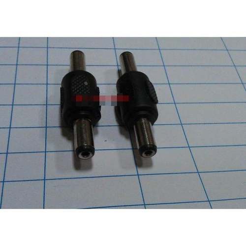 DC电源转换接头 DC2.1*5.5-JJ 直流电源直通接头 双公头DC公/公头