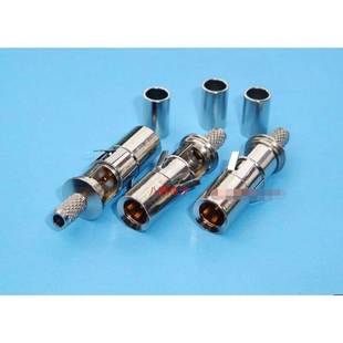 C4.6插头 C5公插头 RF射频连接器 接75 2线缆 NEC